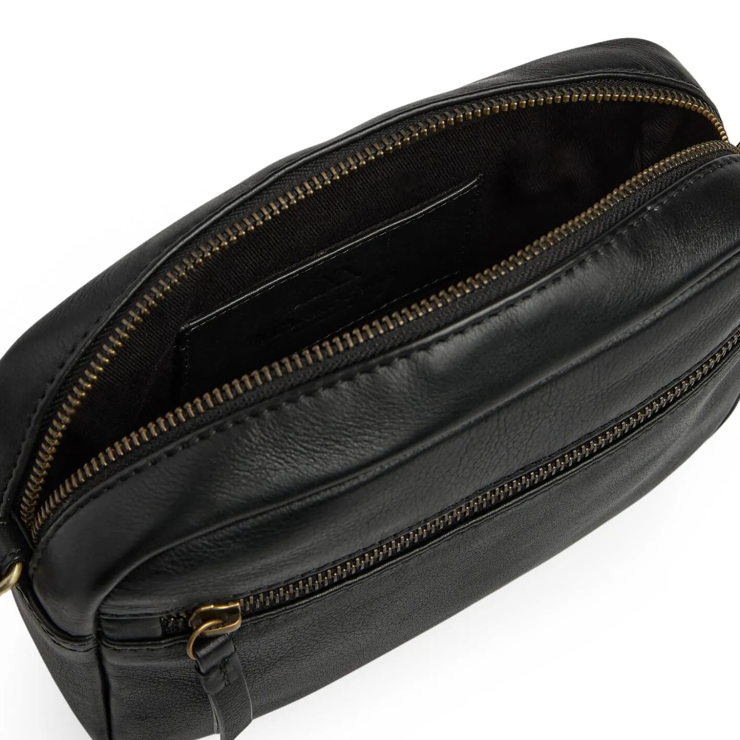 TerraMBG Crossbody Bag Soft Vintage, black w/br. gold