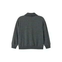 Thanos Polo Sweat, forest stripe mel.