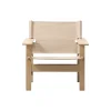 The Canvas Chair loungestol, olieret eg/kanvas
