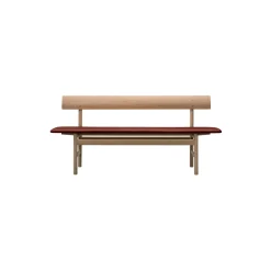 The Mogensen Bench bænk, olieret eg/burnt sienna