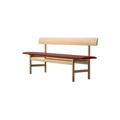 The Mogensen Bench bænk, sæbebehandlet eg/burnt sienna