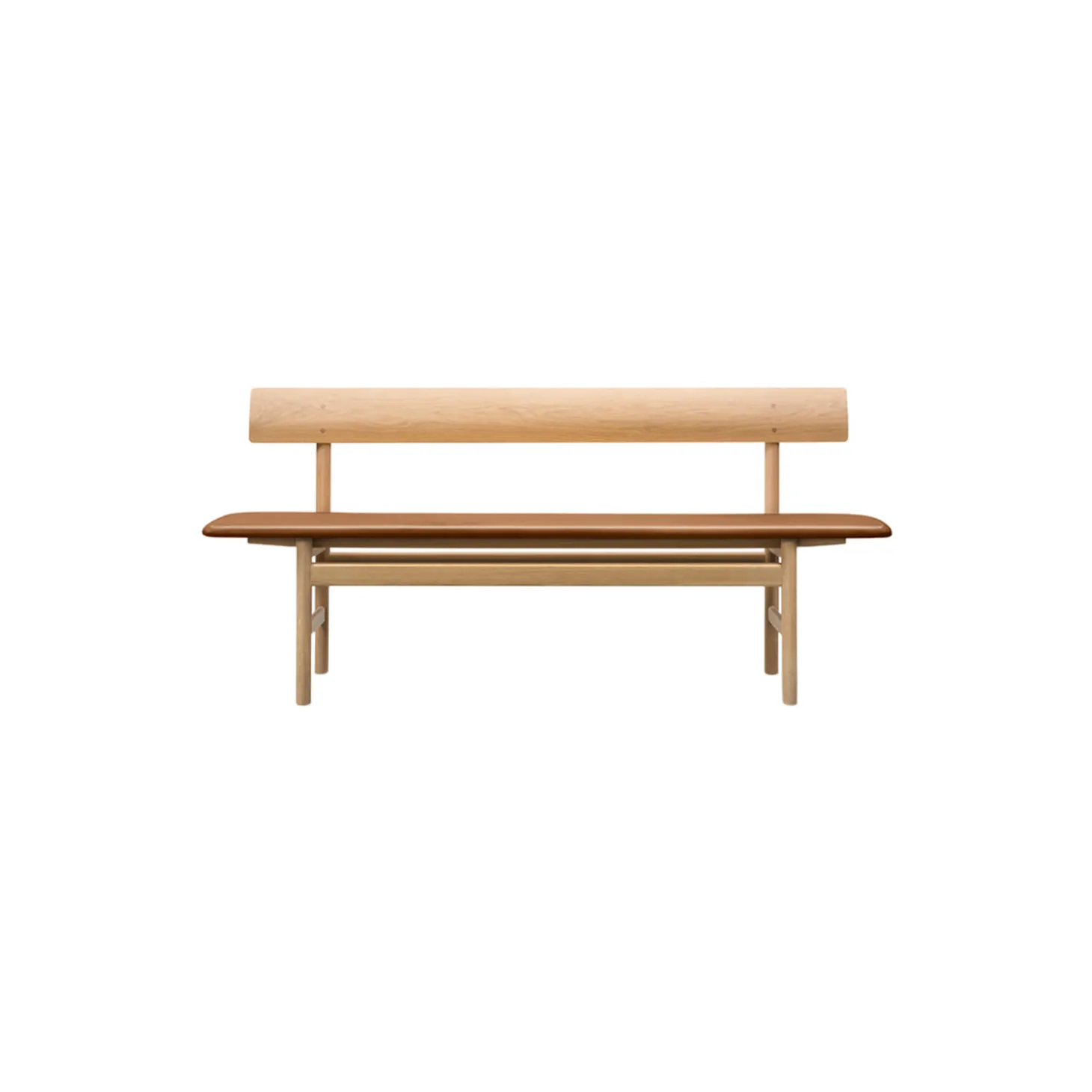The Mogensen Bench bænk, sæbebehandlet eg/cognac