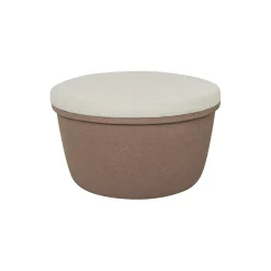 The Pouf, earth/ivory