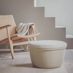 The Pouf, sand/ivory