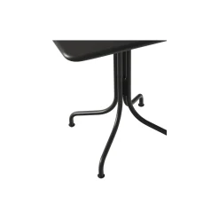 Thorvald SC97 Outdoor Café Table Square, warm black