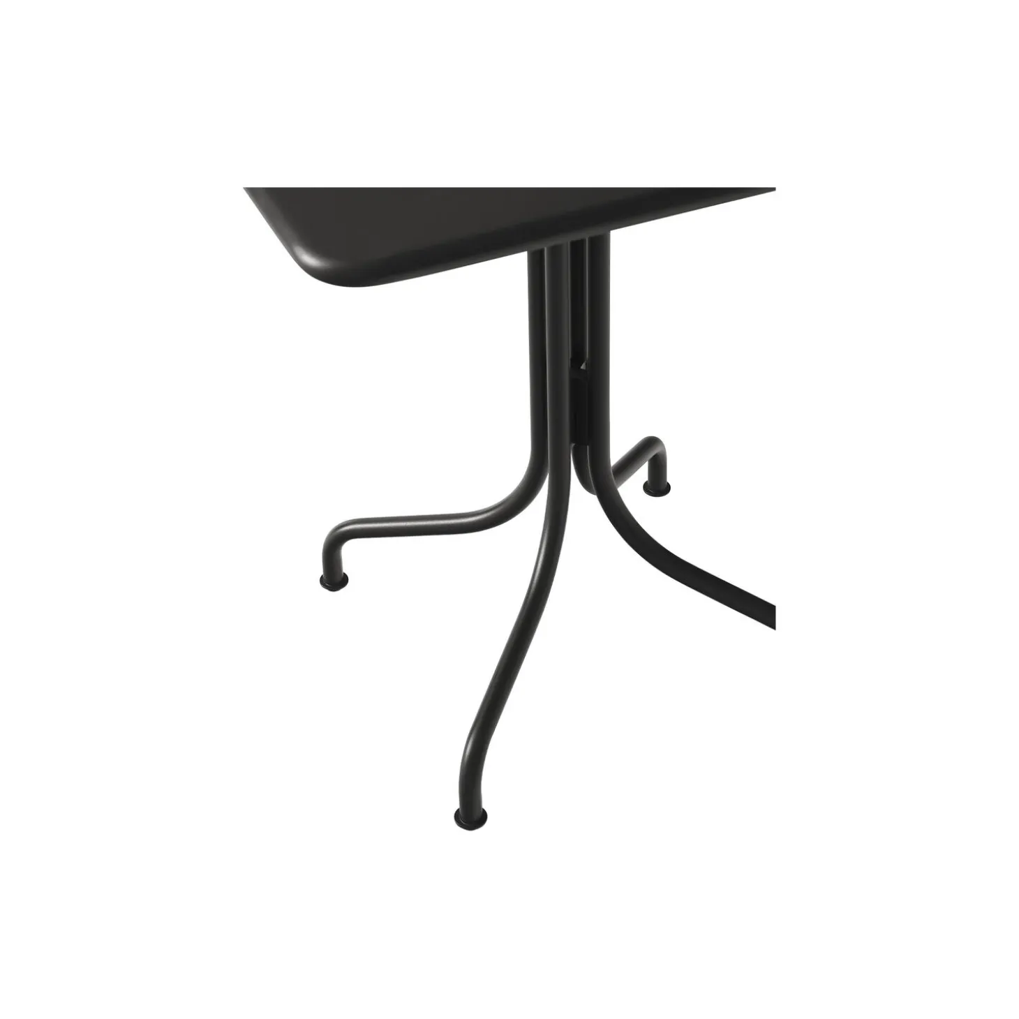 Thorvald SC97 Outdoor Café Table Square, warm black