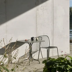 Thorvald SC97 Outdoor Café Table Square, bronze green