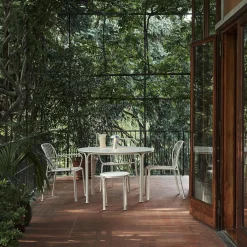 Thorvald SC98 Outdoor Dining Table, ivory