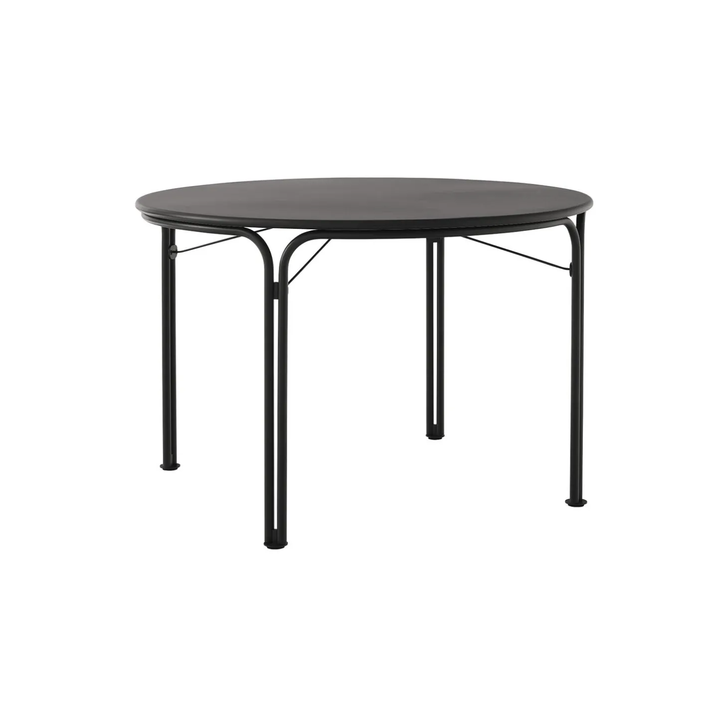 Thorvald SC98 Outdoor Dining Table, warm black