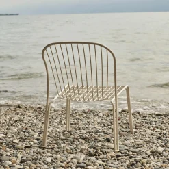 Thorvald SC100 Outdoor Lounge Chair, ivory