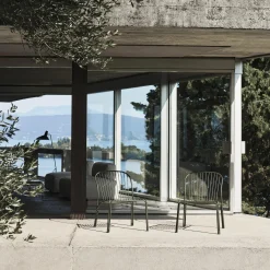 Thorvald SC100 Outdoor Lounge Chair, bronze green