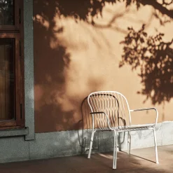 Thorvald SC101 Outdoor Lounge Chair, ivory