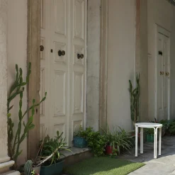 Thorvald SC102 Outdoor Side Table, ivroy