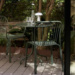 Thorvald SC94 Outdoor Side Chair, bronze green