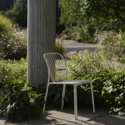 Thorvald SC94 Outdoor Side Chair, ivory