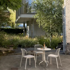 Thorvald SC94 Outdoor Side Chair, ivory