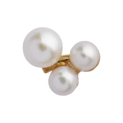 Three Pearl Berries Earring