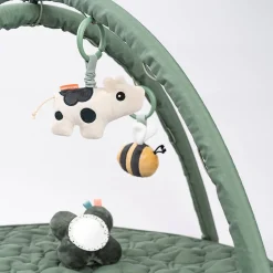 Tiny Farm aktivitets legetæppe, green