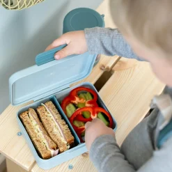 Tiny Farm madkasse m/opdeler, blue