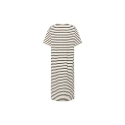 TiraPW Dress, black stripe