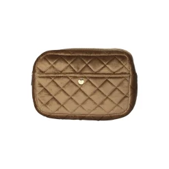 Toilettaske medium, hazelnut velvet