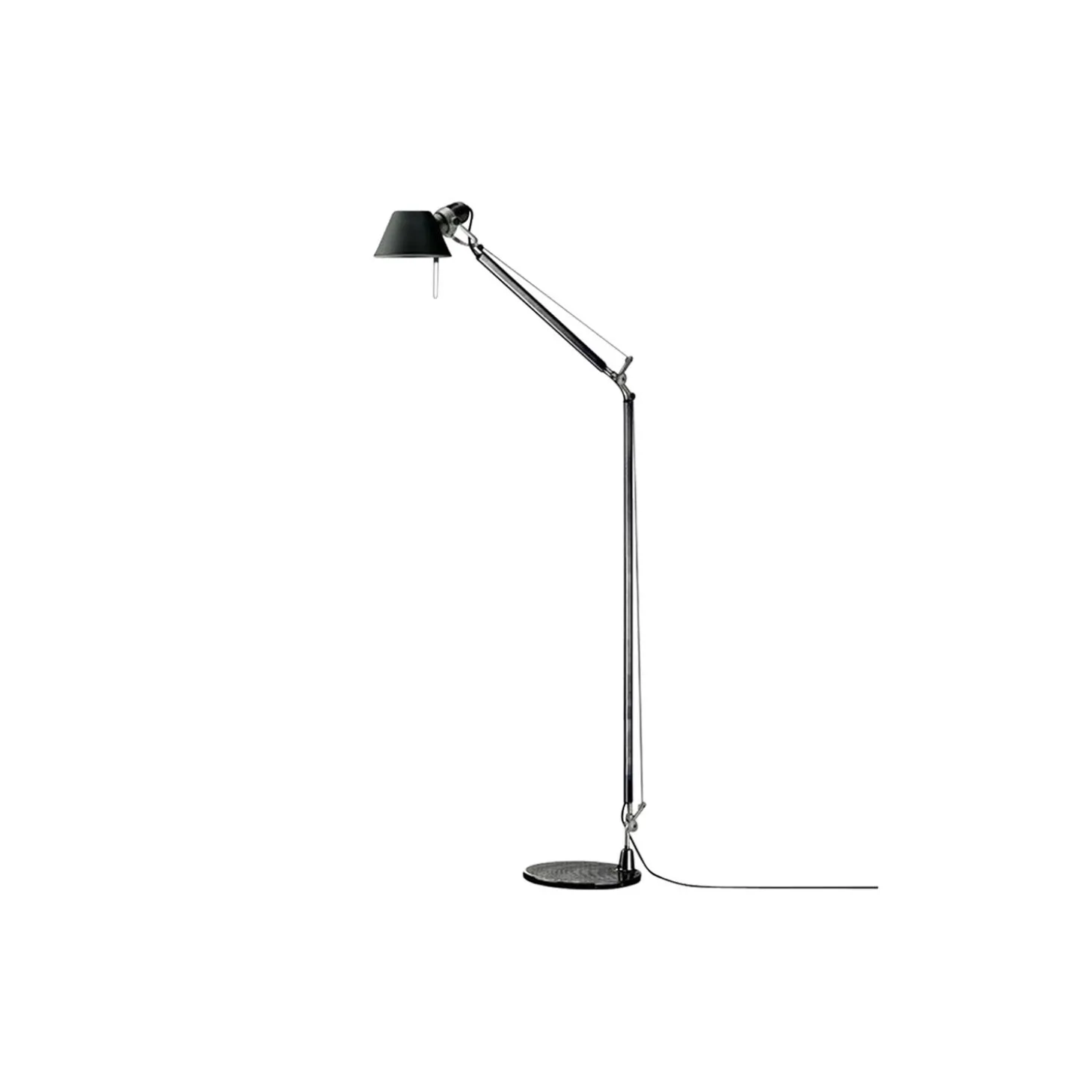 Tolomeo Lettura gulvlampe, sort