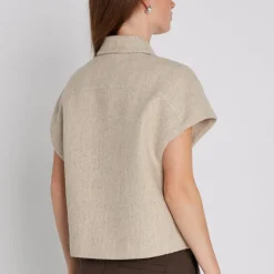 Tona waist coat, light-sand