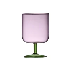 Torino vinglas 2 stk., pink/grøn