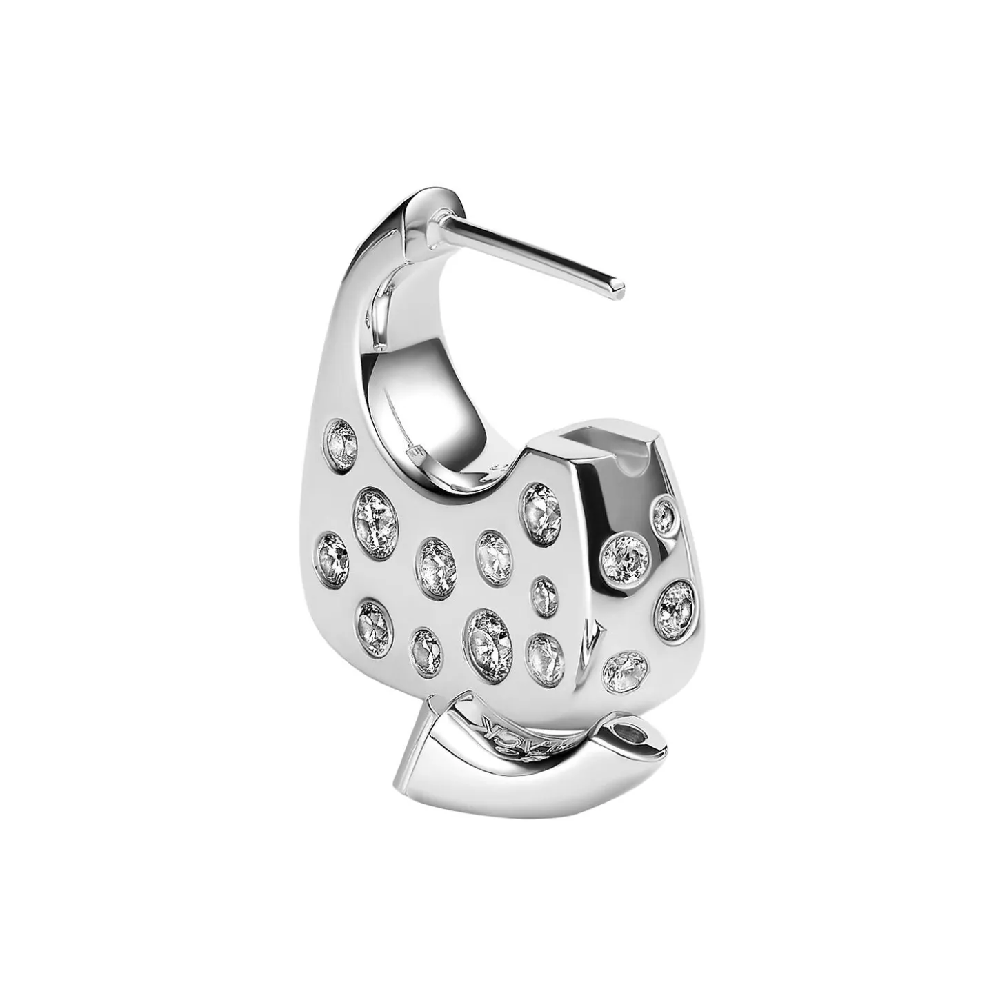 Tote Flash Ørering, silver