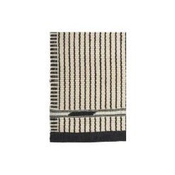 Tæppe VK-3, hvid/sort
