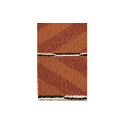 Tæppe VK-6, rød/orange