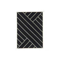 Tæppe VK-2, sort/hvid