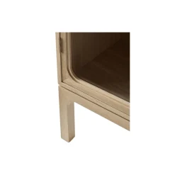 Trace SC87 vitrineskab, natural oak