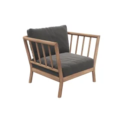Tradition Lounge Chair, charcoal