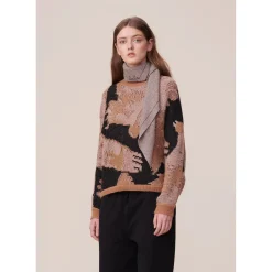 Triangle Solid Logo M, stradivari dark brown melange