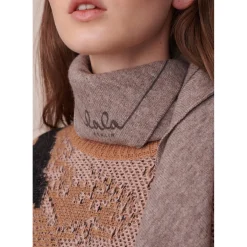 Triangle Solid Logo M, stradivari dark brown melange