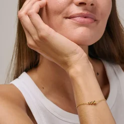 Trinity armbånd, forgyldt