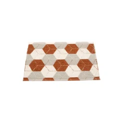 Trip gulvløber, rust/linen/vanilla
