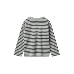 T-Shirt L/S Dallas, soft blue stripe