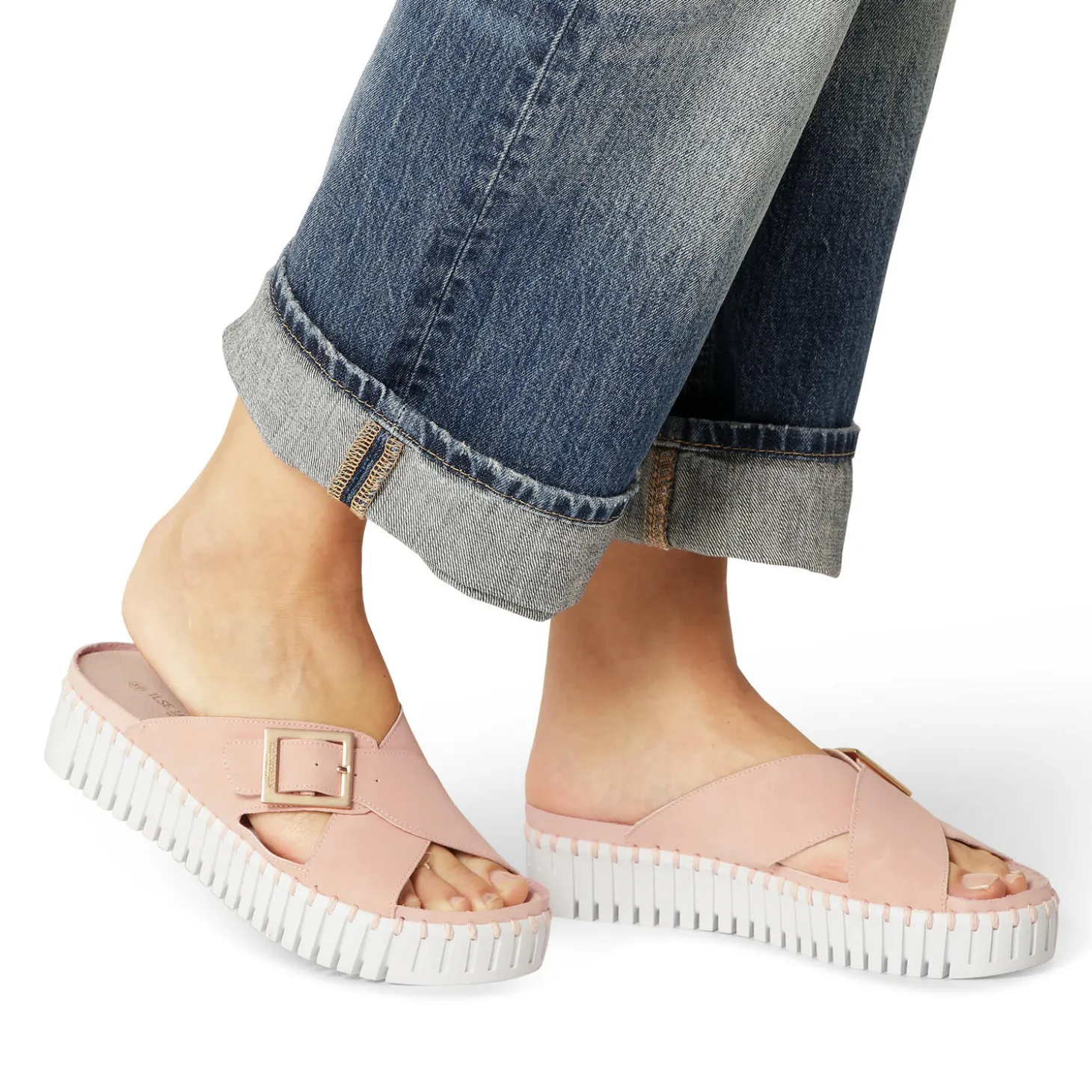 Tulip Criss Cross, adobe rose white