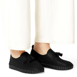 Tulip Loafer Tassel, black black