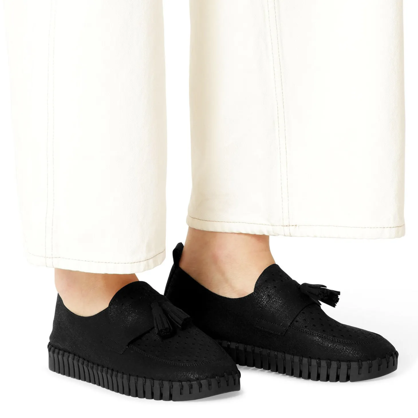 Tulip Loafer Tassel, black black