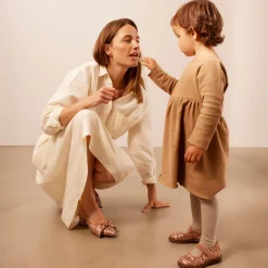 Tullesko i funklende glitter, clay glitter/clay