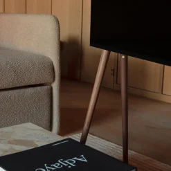 TV-stativ 42''-55'', walnut