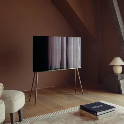 TV-stativ XL 55''-77'', walnut