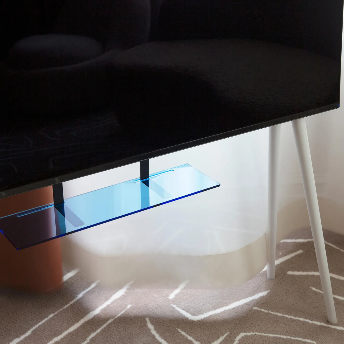 TV-stativ XL 55''-77'', white