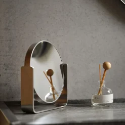 Ume bordspejl m. 5 x forstørrelse, steel