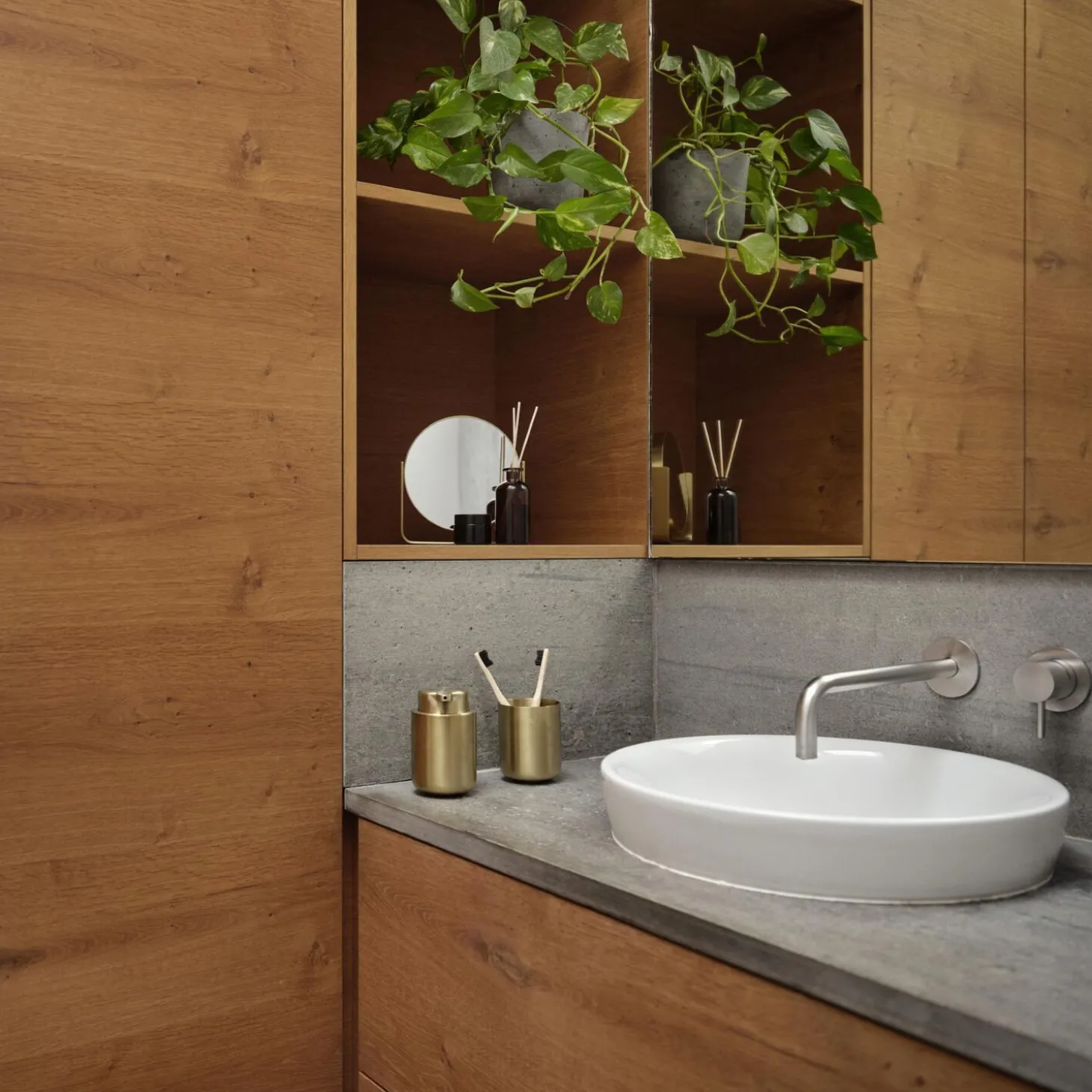 Ume sæbedispenser, brass