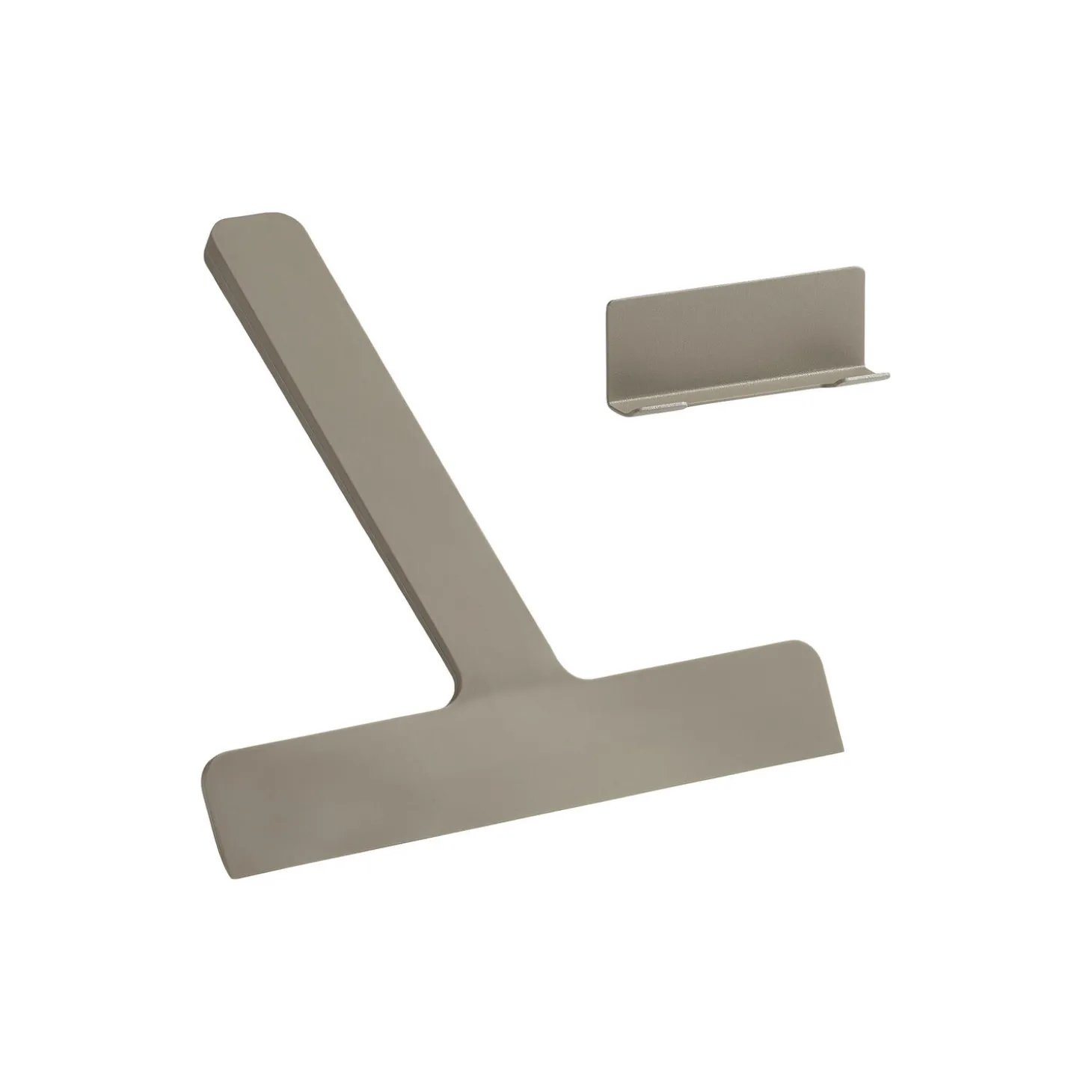 Ume skraber m. holder, taupe