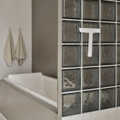 Ume skraber m. holder, white